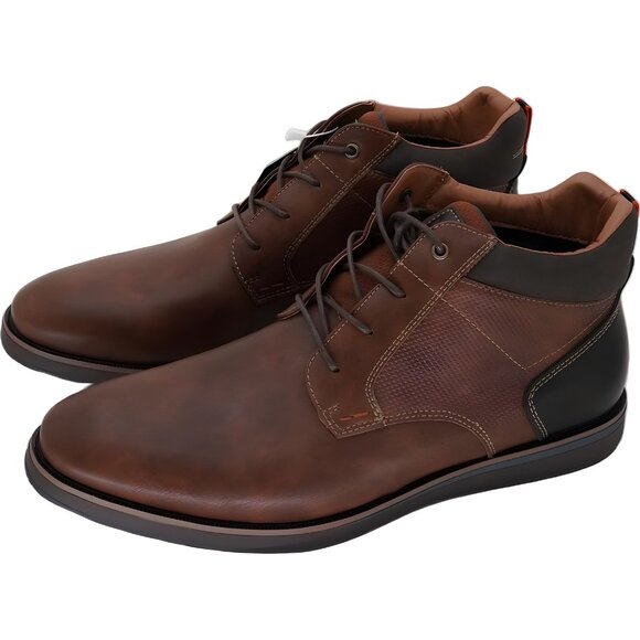 Nunn Bush Circuit DC Plain Toe Chukka Boots Cognac Men's 12M - Picture 2 of 6